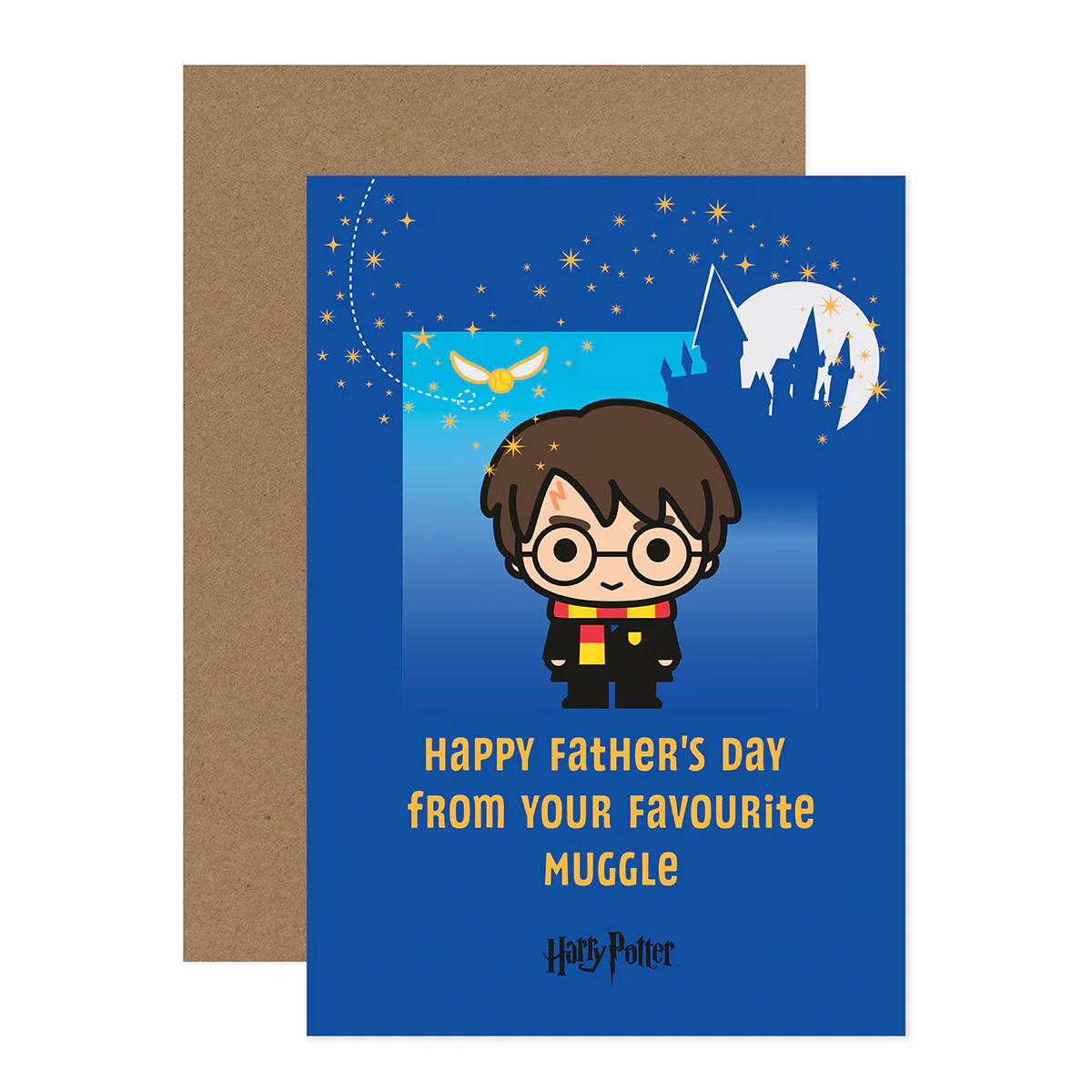 Hallmark Harry Potter Father's Day Card - Happy Father's Day from your favourite muggle - Image 3