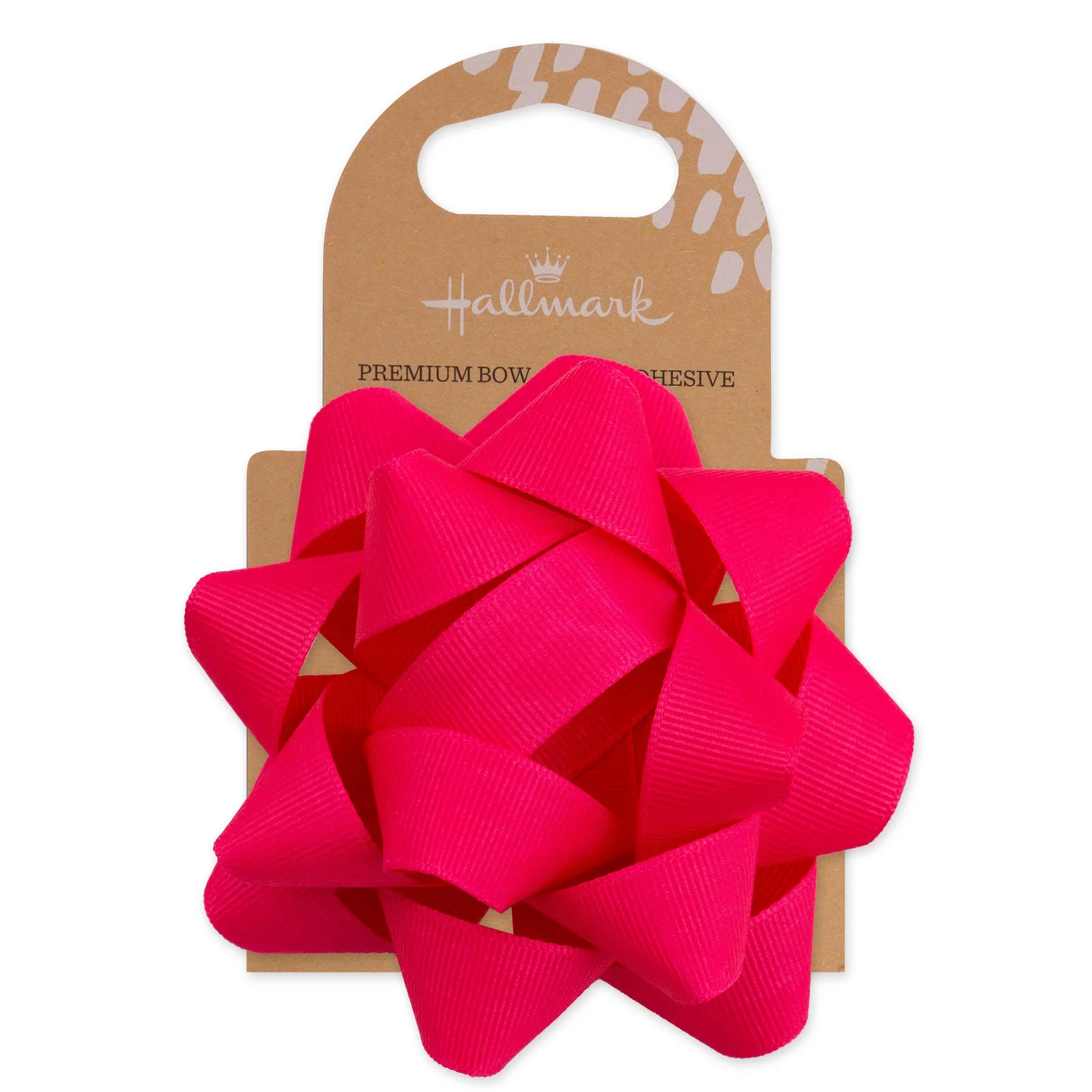 Hallmark Premium Fabric Bow - Shocking Pink