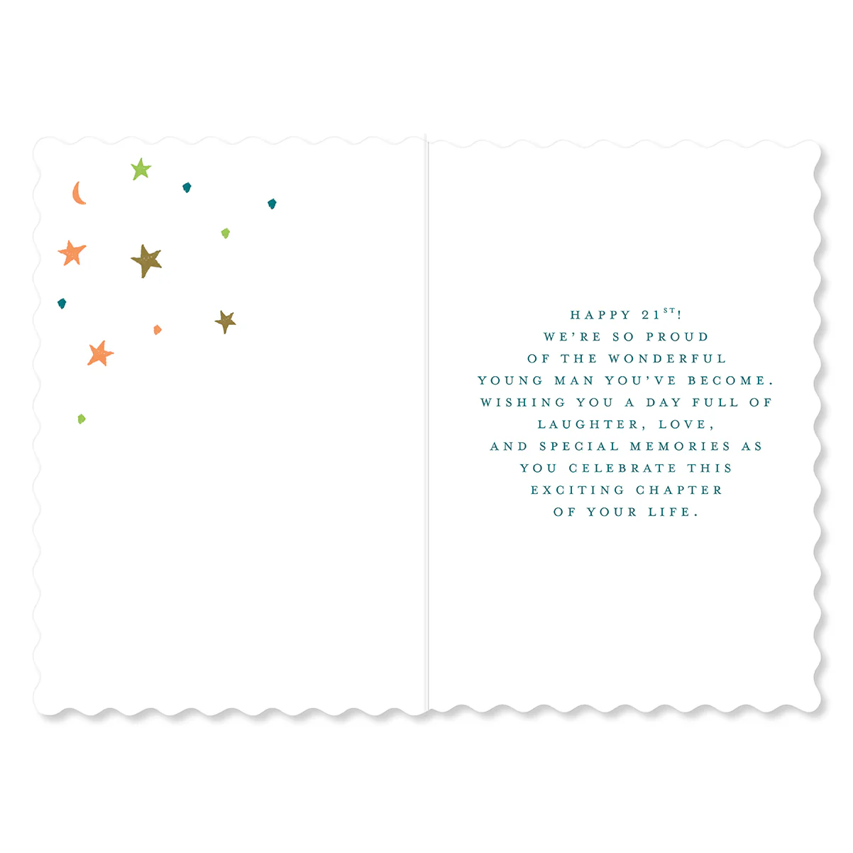 Hallmark 21st Birthday Card For Son - So Proud - Image 2