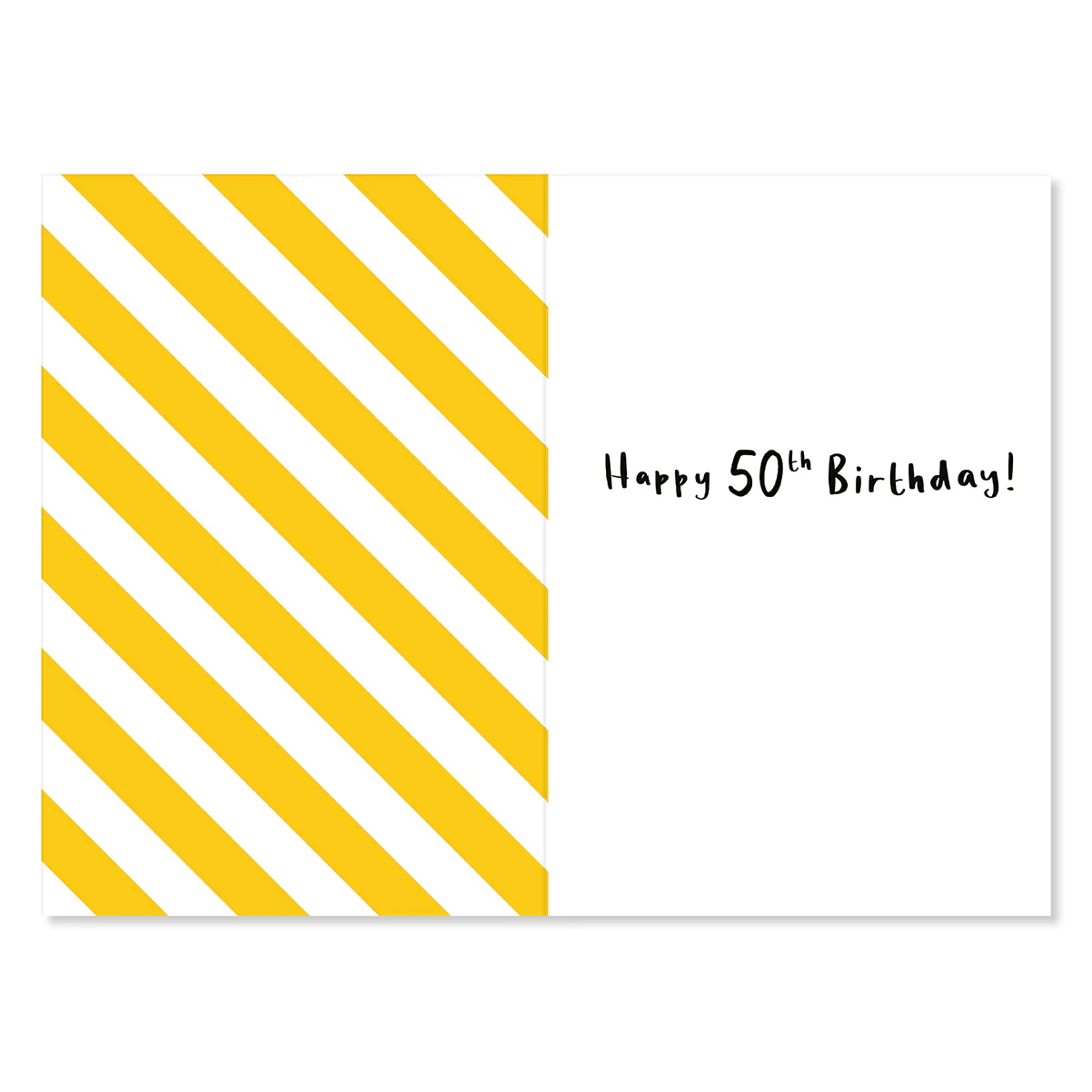 Hallmark 50th Birthday Card - Cool Cucumber - Image 2