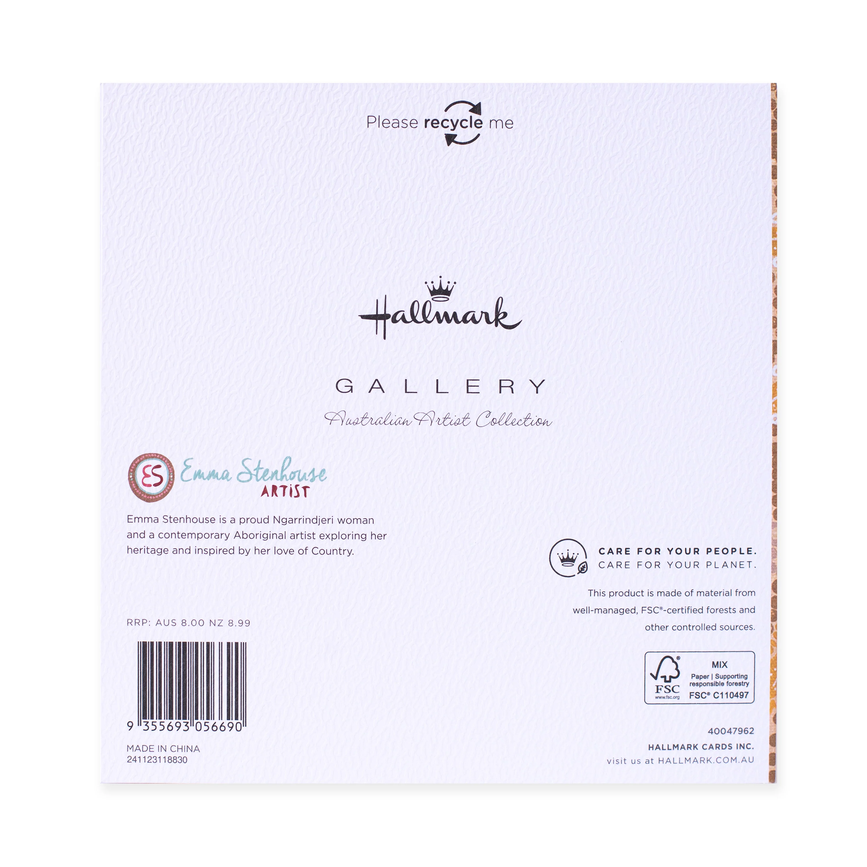 Hallmark x Emma Stenhouse Gallery Blank Greeting Card - Journey Through The Dessert - Image 4