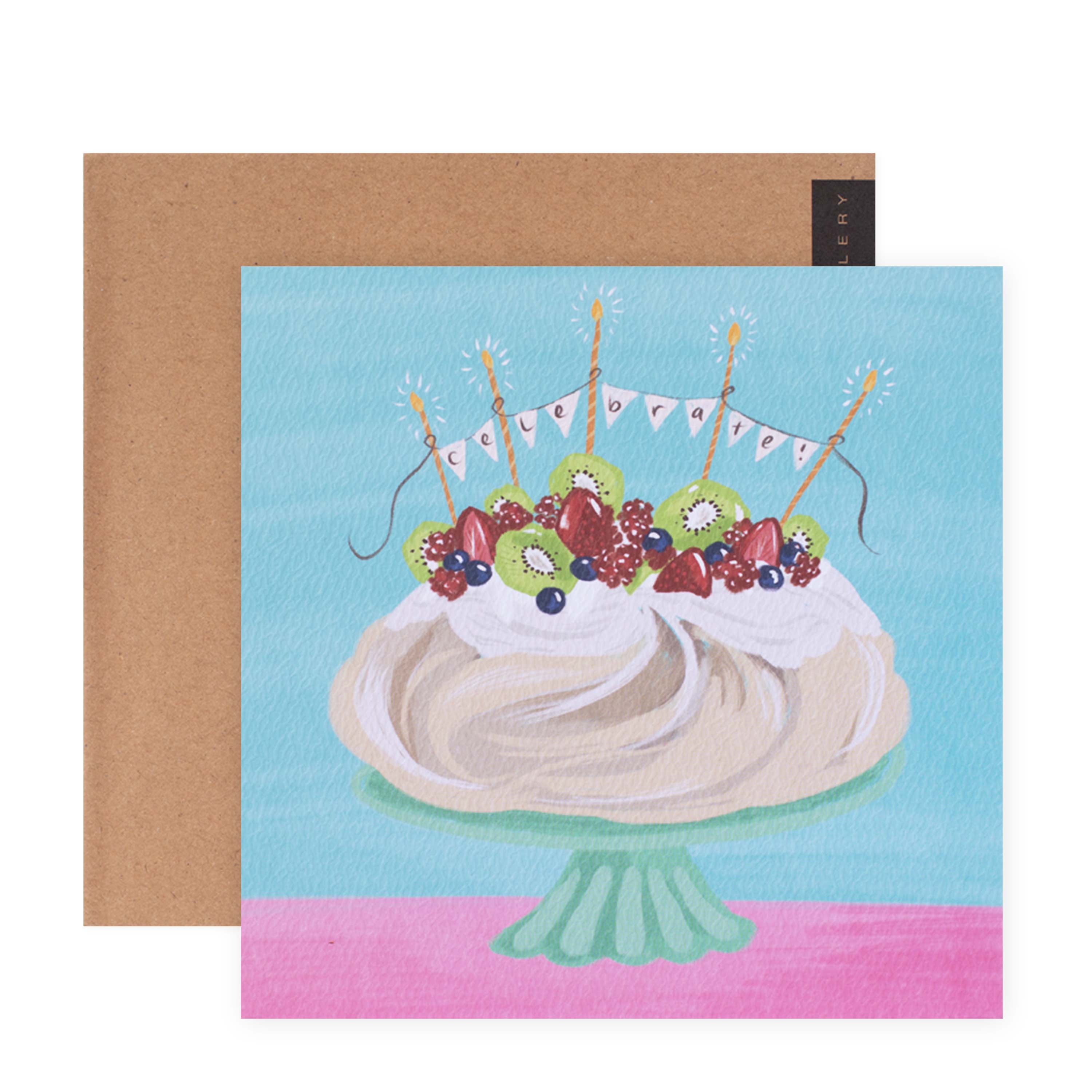 Hallmark x Christie Williams Gallery Blank Greeting Card - Celebrate Pavlova - Image 3