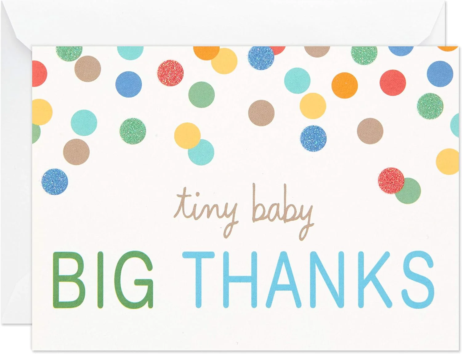 Hallmark Baby Shower Thank You Cards Assortment, Zoo Animals (50 Cards with Envelopes for Baby Boy or Baby Girl) - Image 2
