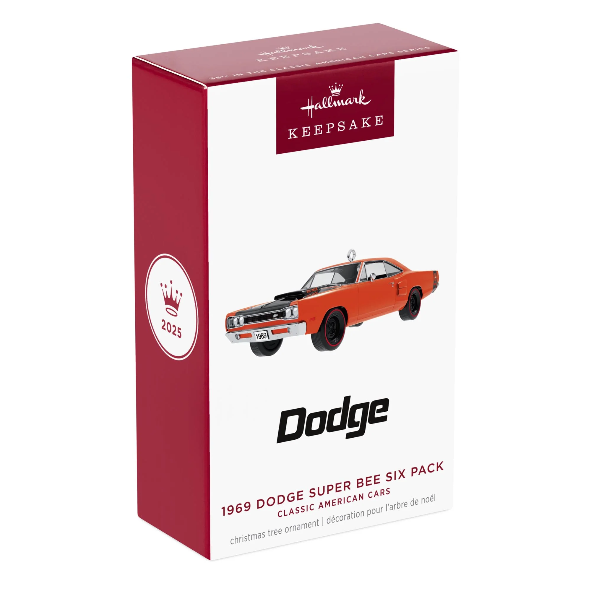 1969 Dodge Super Bee Six Pack, 35th in the Classic American Cars Series — 2025 Hallmark Keepsake Christmas Ornament - Image 7