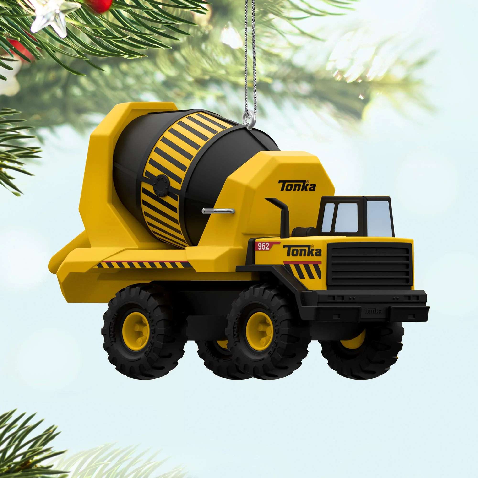 Hasbro® Tonka®, Mighty Cement Mixer — 2025 Hallmark Keepsake Christmas Ornament - Image 2
