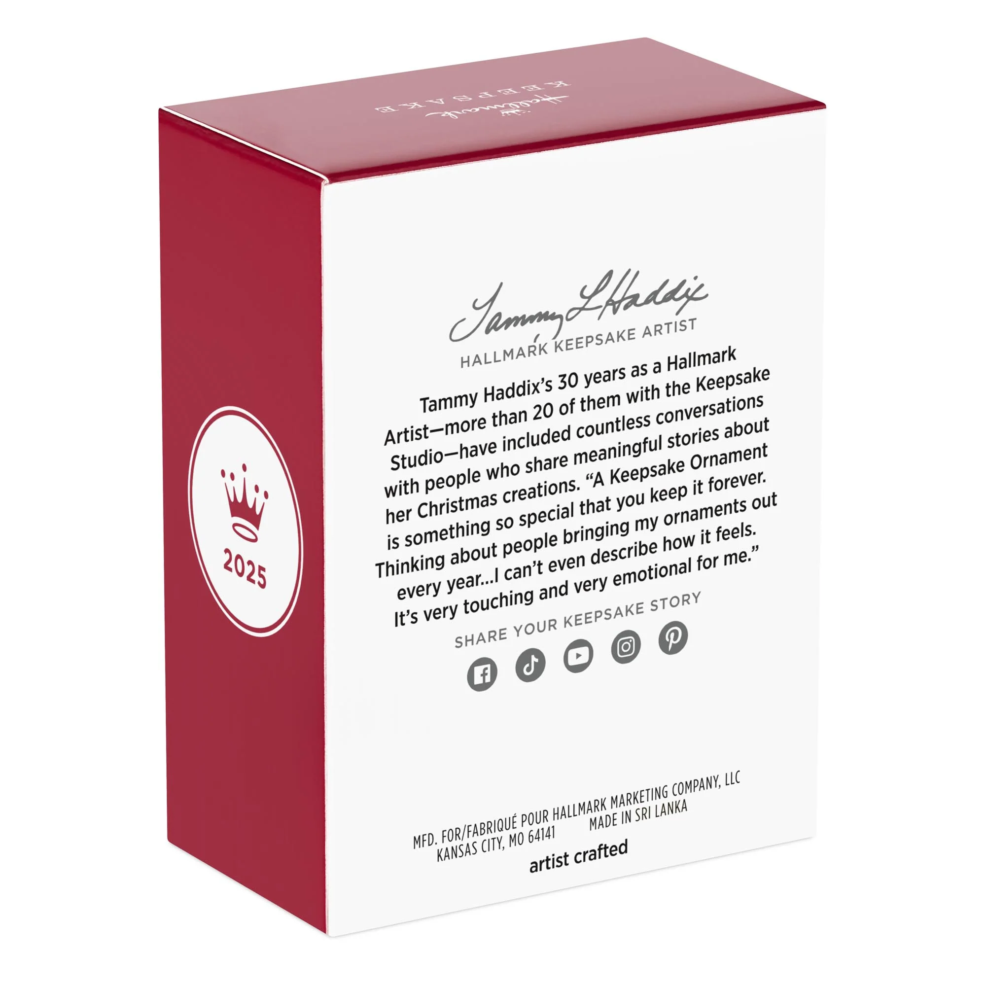 Whipping Up Holiday Love — 2025 Hallmark Keepsake Christmas Ornament - Image 8