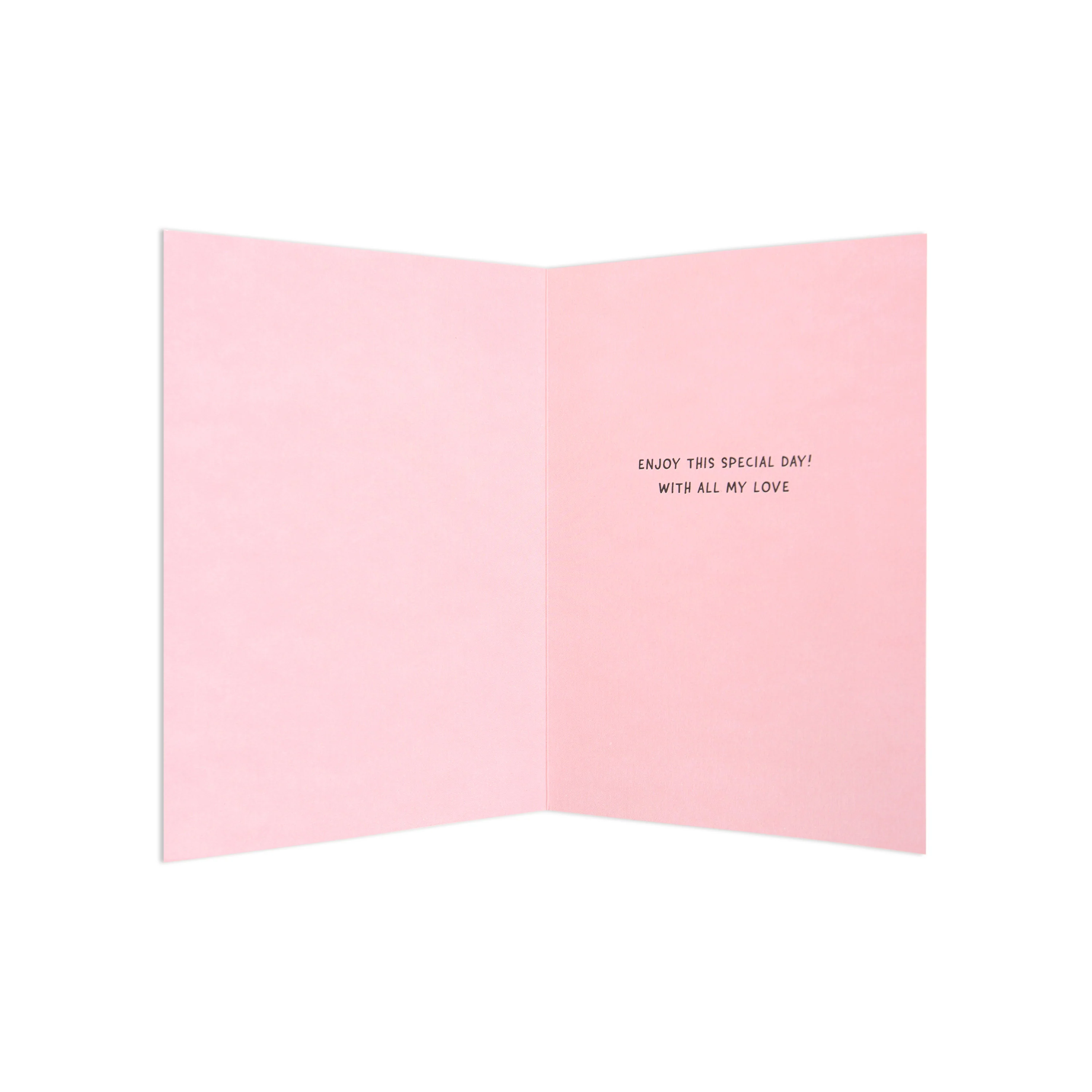 Mother's Day Card For The One I Love - Hanging Hearts - Image 2