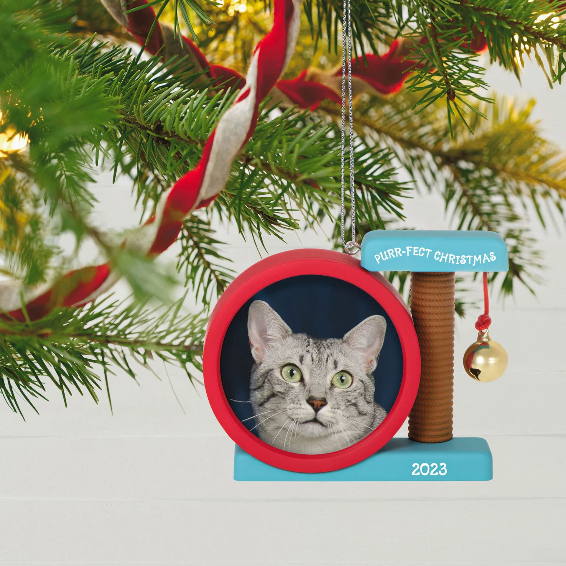 Purr—fect Christmas Photo Frame — Hallmark Keepsake Christmas Ornament - Image 2