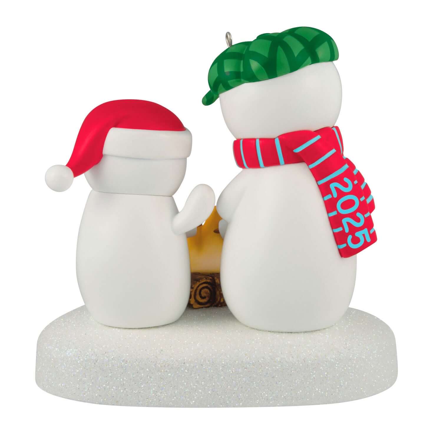 Roasting Musical Marshmallows Snowman — 2025 Hallmark Keepsake Christmas Ornament - Image 4
