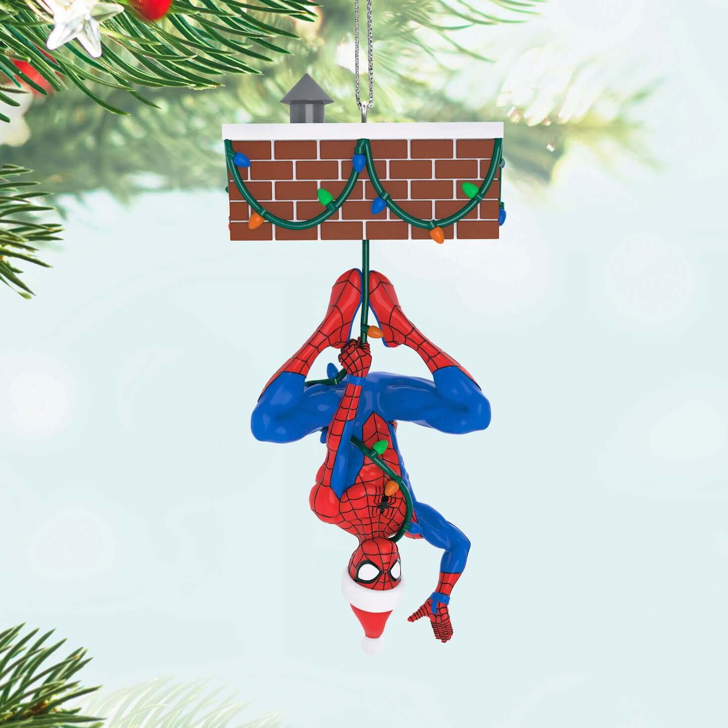 Marvel Spider-Man, Peekbuster With Motion-Activated Sound — 2025 Hallmark Keepsake Christmas Ornament - Image 2