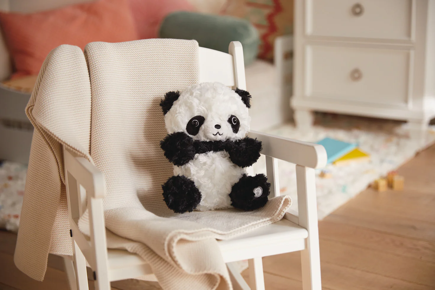 Peek-A-Boo Panda Stuffed Animal With Sound and Motion, 9" - Image 2