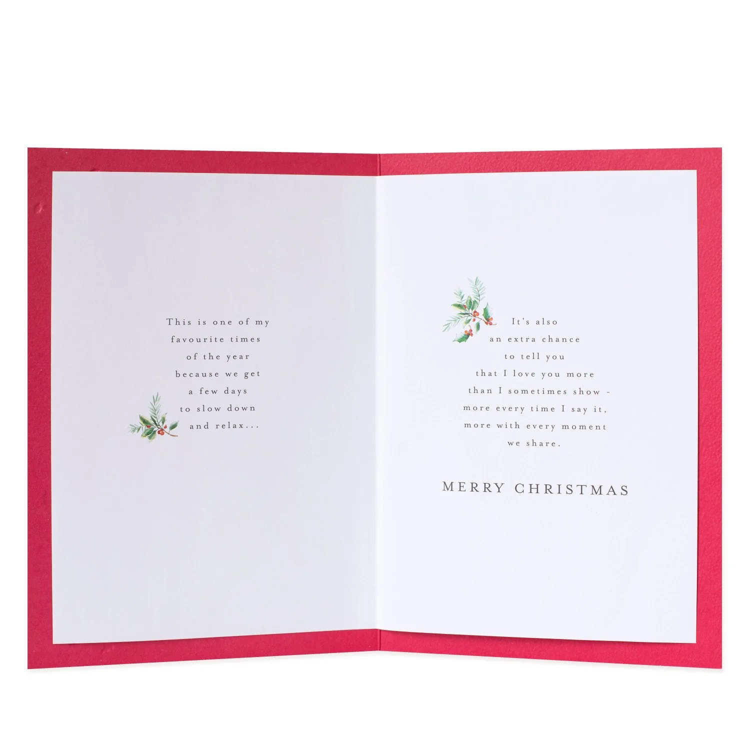Hallmark Christmas Card For Wife - Every Happy Moment - Image 2